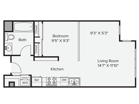 S1 Floor Plan at Viewpoint, California, 94710